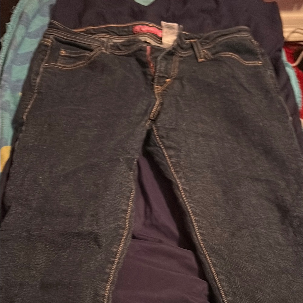 Levi's Blue Boot Cut Jeans Classic Denim Style